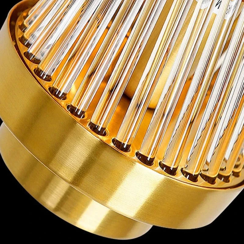 Applique murale réglable en or avec lampe en cristal de luxe LED - Édition Prestige | Marco Lucetti