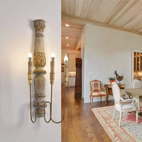 Applique Murale Rétro Américaine Créative en Bois - Décoration de Fond | Marco Lucetti