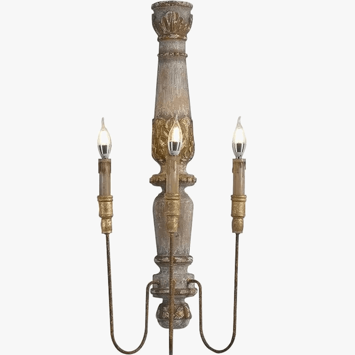 Applique Murale Rétro Américaine Créative en Bois - Décoration de Fond | Marco Lucetti