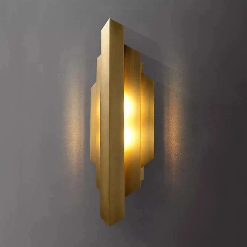 Applique murale rétro américaine en cuivre décoratif | Marco Lucetti