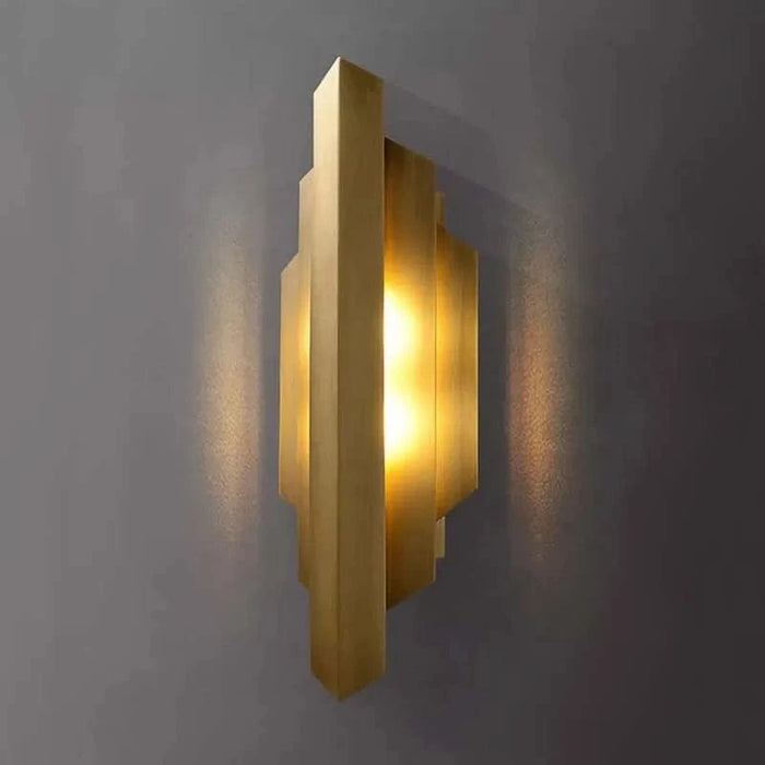 Applique murale rétro américaine en cuivre décoratif | Marco Lucetti