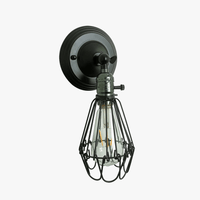 Applique murale rétro américaine en fer pour loft, résistante aux chocs. | Marco Lucetti