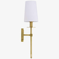 Applique murale rétro Apaja - Blanc glamour | Marco Lucetti Doré