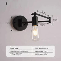 Applique murale rétro "Bascule de l'époque" en fer | Marco Lucetti P. / Sans ampoule