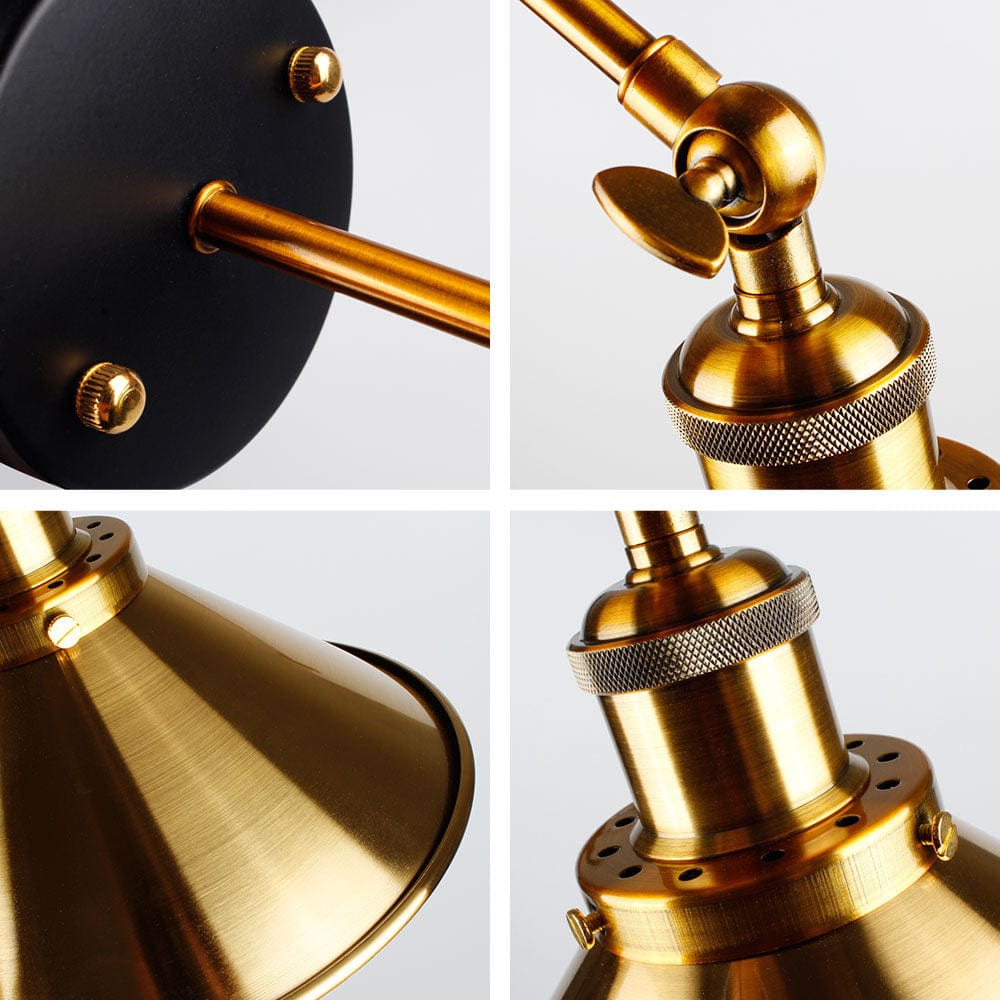 Applique murale rétro conique Brenty | Marco Lucetti