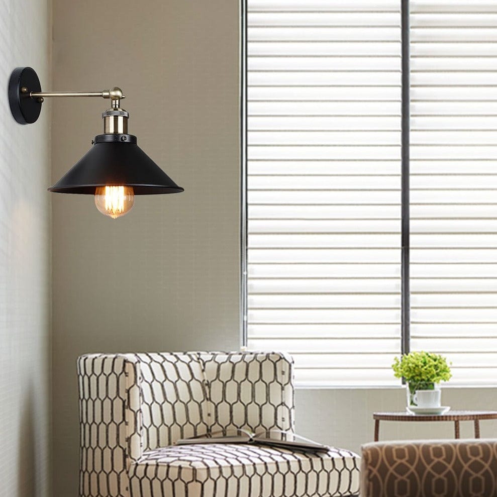 Applique murale rétro conique Brenty | Marco Lucetti