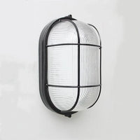 Applique murale rétro éclairage LED extérieur étanche E27 Vintage cuivre 220V | Marco Lucetti Couverture transparente noire / E27 sans ampoule