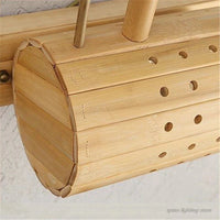 Applique murale rétro en bambou tissé - Édition japonaise | Marco Lucetti