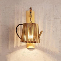 Applique murale rétro en bambou tissé - Édition japonaise | Marco Lucetti