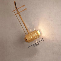 Applique murale rétro en bambou tissé - Édition japonaise | Marco Lucetti StyleB