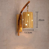 Applique murale rétro en bambou tissé - Édition japonaise | Marco Lucetti StyleC