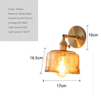 Applique murale rétro en laiton et verre - Collection Vintage Glam | Marco Lucetti