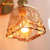 Applique murale rétro en laiton et verre - Édition Limitée | Marco Lucetti