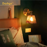 Applique murale rétro en laiton et verre - Élégance Vintage | Marco Lucetti