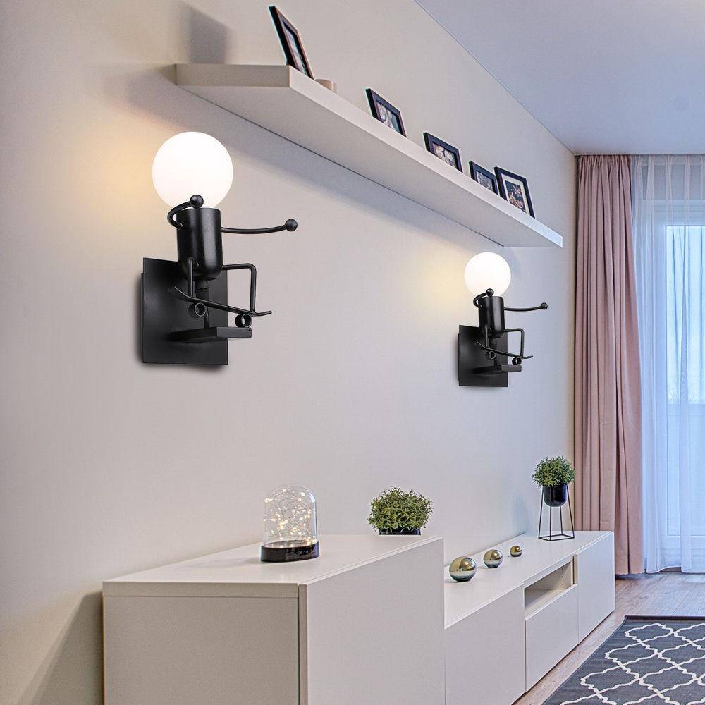 Applique murale rétro en métal Robot | Marco Lucetti