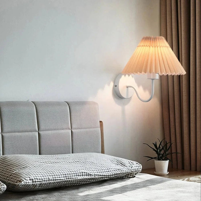 Applique murale rétro en tissu plissé - Style Vintage | Marco Lucetti