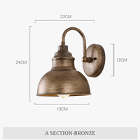 Applique murale rétro étanche pour extérieur - Élégance durable | Marco Lucetti