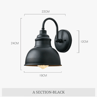 Applique murale rétro étanche pour extérieur - Élégance durable | Marco Lucetti