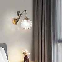 Applique murale rétro européenne "Golden Glass Globe" | Marco Lucetti