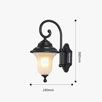 Applique murale rétro européenne pour extérieur | Marco Lucetti