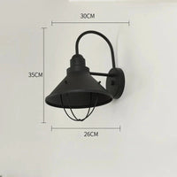 Applique murale rétro extérieure  - Éclairage Vintage | Marco Lucetti Pas d&#39;ampoule