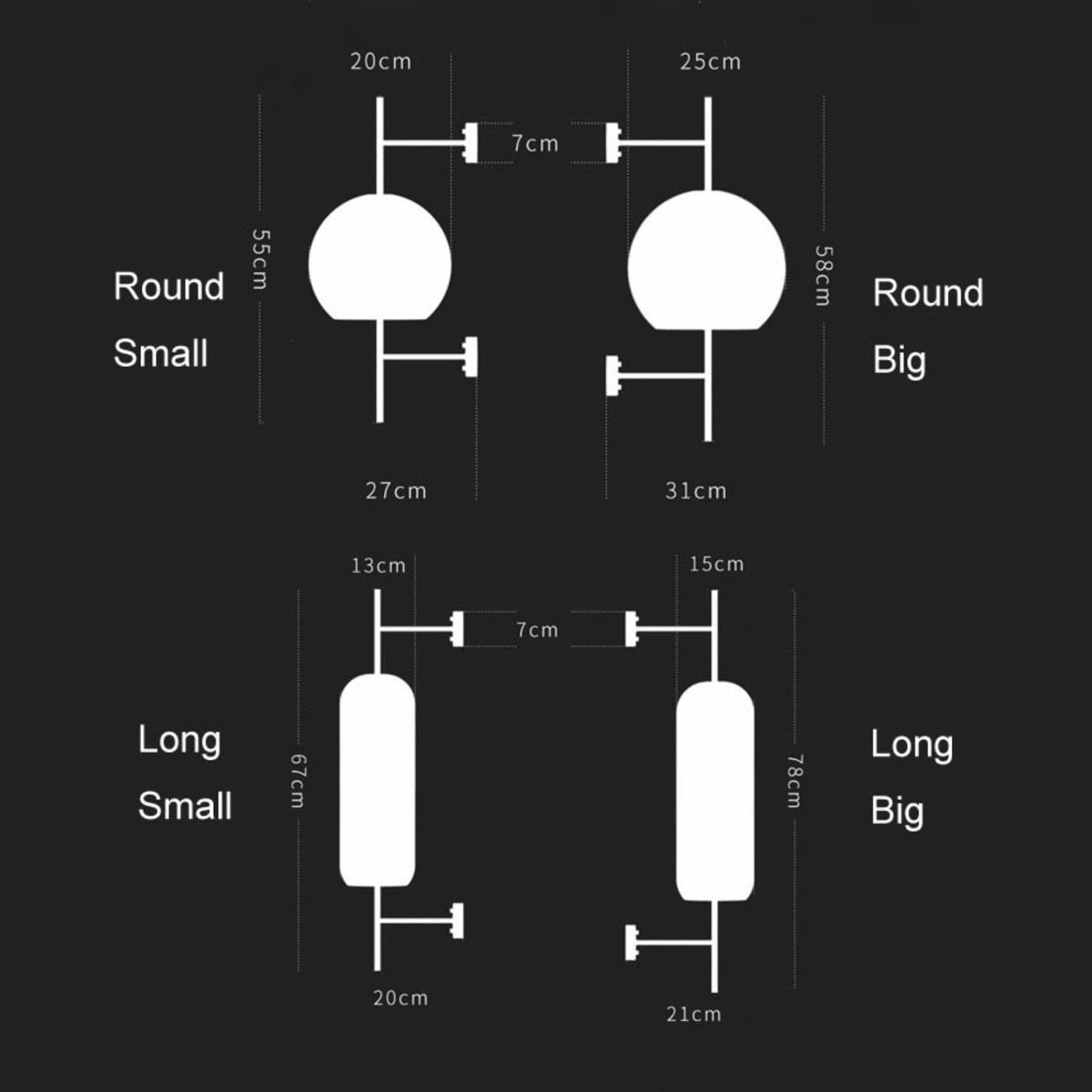 Applique murale rétro Glass & Metal | Marco Lucetti