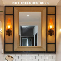 Applique murale rétro industriel en fer avec LED | Marco Lucetti