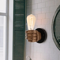 Applique murale rétro industrielle "Poing Créatif" | Marco Lucetti