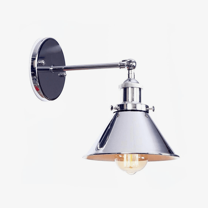 Applique Murale Rétro LED Argentée Edison