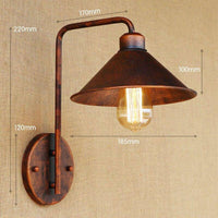 Applique murale rétro LED avec abat-jour cuivré | Marco Lucetti