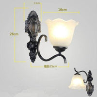 Applique murale rétro LED - Country noir | Marco Lucetti