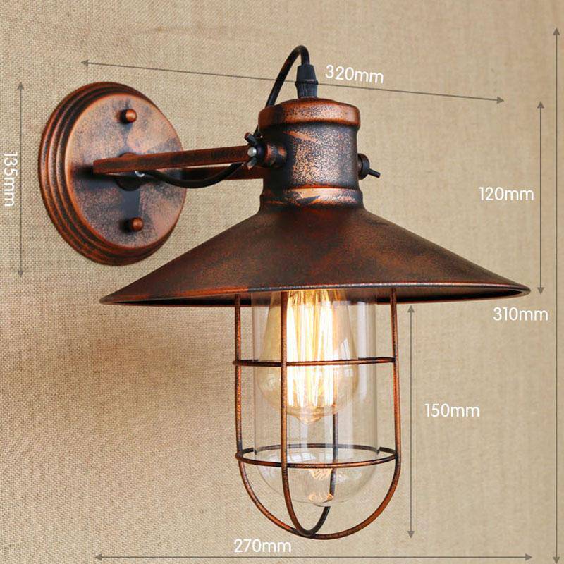 Applique murale rétro LED cuivrée | Marco Lucetti