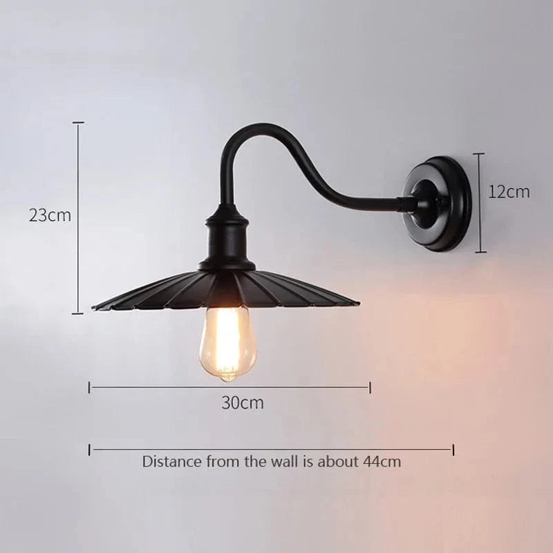 Applique murale rétro LED étanche pour Loft américain rural | Marco Lucetti