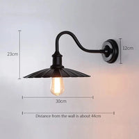 Applique murale rétro LED étanche pour Loft américain rural | Marco Lucetti