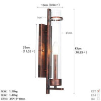 Applique murale rétro LED industrielle en métal | Marco Lucetti A