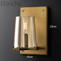 Applique murale rétro LED Moma - Acier et verre | Marco Lucetti