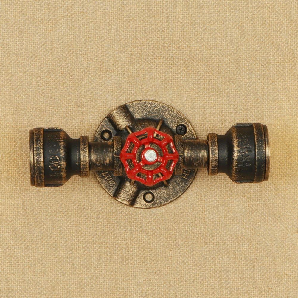 Applique murale rétro LED Tino Metal Pipe Style | Marco Lucetti