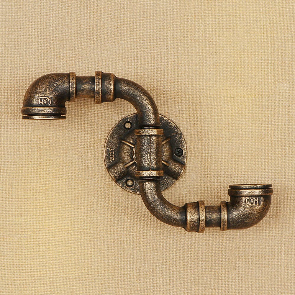 Applique murale rétro LED Tino Metal Pipe Style | Marco Lucetti