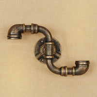 Applique murale rétro LED Tino Metal Pipe Style | Marco Lucetti