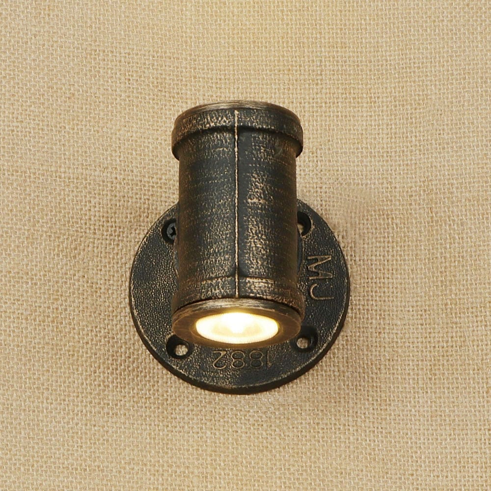 Applique murale rétro LED Tino Metal Pipe Style | Marco Lucetti