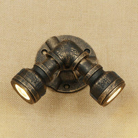 Applique murale rétro LED Tino Metal Pipe Style | Marco Lucetti