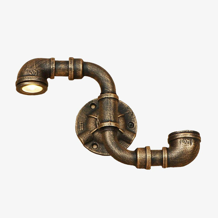 Applique murale rétro LED Tino Metal Pipe Style | Marco Lucetti