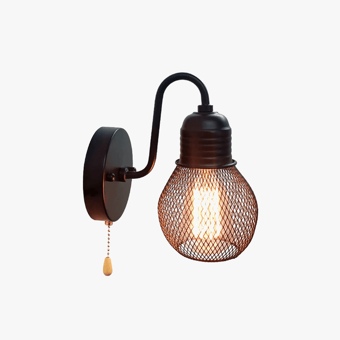 Applique murale rétro loft avec interrupteur - Idéale pour une décoration intérieure tendance | Marco Lucetti Titre par défaut