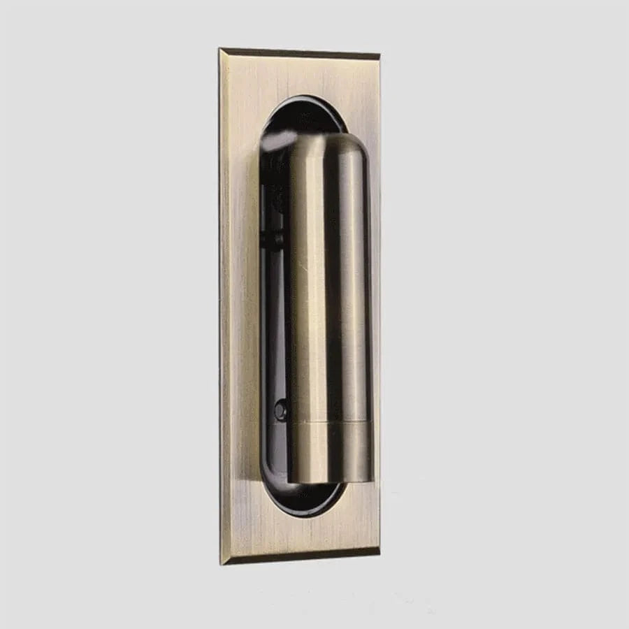 Applique murale rétro moderne fer art déco. | Marco Lucetti Corps en cuivre / Blanc chaud