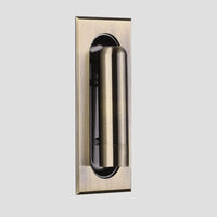 Applique murale rétro moderne fer art déco. | Marco Lucetti Corps en cuivre / Blanc chaud