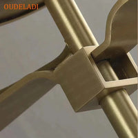 Applique murale rétro nordique en or. | Marco Lucetti Corps en laiton / Sans ampoule