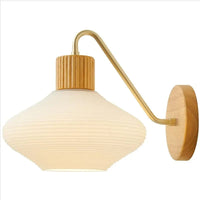 Applique murale rétro style japonais en rondins | Marco Lucetti