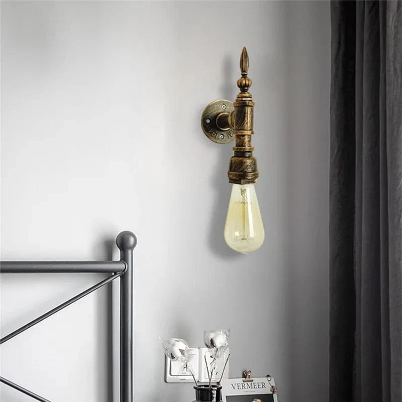 Applique Murale Rétro Tuyau d'Eau - Luminaires Antiques Intérieurs | Marco Lucetti