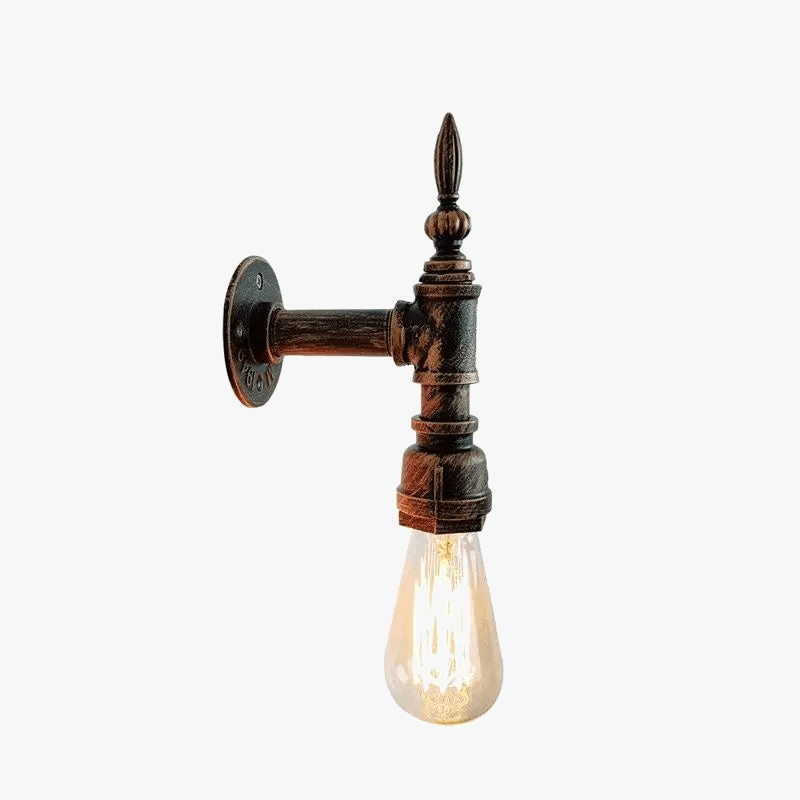 Applique Murale Rétro Tuyau d'Eau - Luminaires Antiques Intérieurs | Marco Lucetti