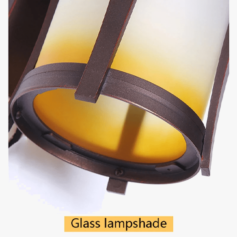 Applique murale rétro vintage imperméable pour intérieur et extérieur - Style Classique | Marco Lucetti Brun / CHINE / Pas d&#39;ampoule E27